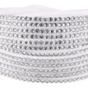 Bling Crystal Wrap & Snap Bracelet